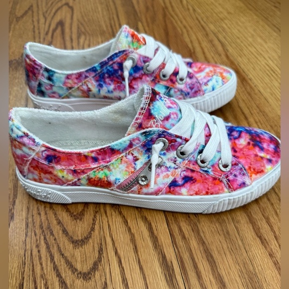 Multicolor Blowfish tennis shoes, size 6 - Picture 3 of 4